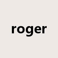 roger是什么意思