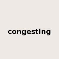 congesting是什么意思