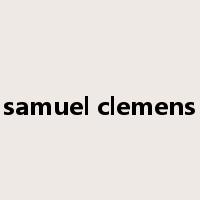 samuel clemens是什么意思