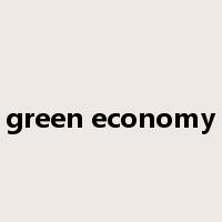 green economy是什么意思