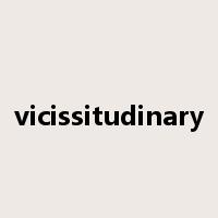 vicissitudinary是什么意思