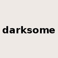 darksome是什么意思