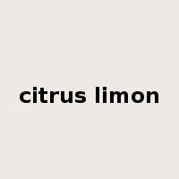 citrus limon是什么意思