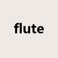 flute是什么意思