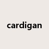 cardigan是什么意思