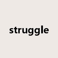 struggle是什么意思