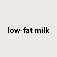 low-fat milk是什么意思