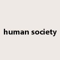 human society是什么意思