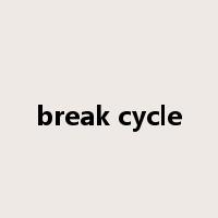 break cycle是什么意思