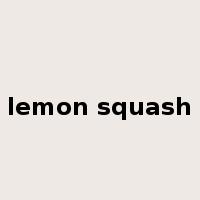 lemon squash是什么意思