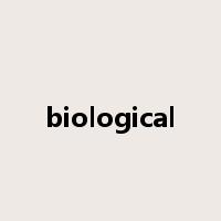 biological是什么意思