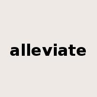 alleviate是什么意思