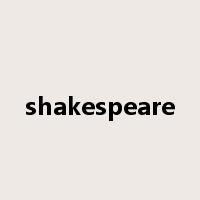 shakespeare是什么意思