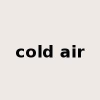 cold air是什么意思