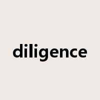 diligence是什么意思