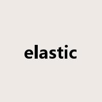 elastic是什么意思