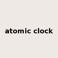 atomic clock是什么意思