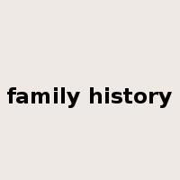 family history是什么意思