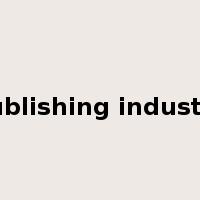 publishing industry是什么意思