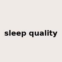 sleep quality是什么意思