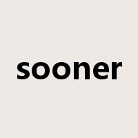 sooner是什么意思