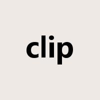 clip是什么意思