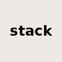 stack是什么意思
