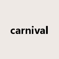 carnival是什么意思