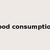 food consumption是什么意思