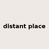 distant place是什么意思