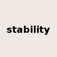 stability是什么意思