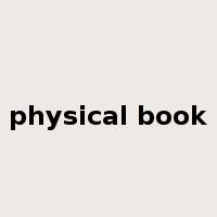 physical book是什么意思