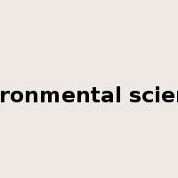 environmental scientist是什么意思