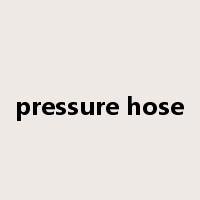 pressure hose是什么意思