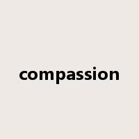 compassion是什么意思