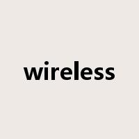 wireless是什么意思