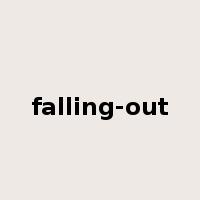 falling-out是什么意思