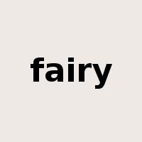 fairy是什么意思