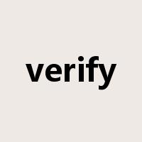 verify