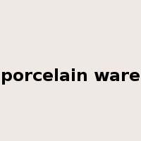 porcelain ware是什么意思