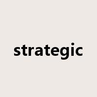 strategic是什么意思