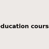 education course是什么意思