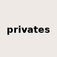 privates是什么意思