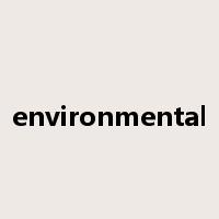 environmental是什么意思