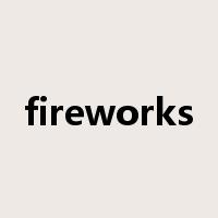 fireworks是什么意思