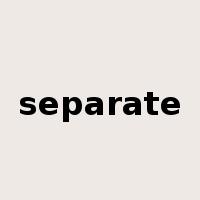 separate是什么意思