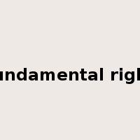 fundamental right是什么意思