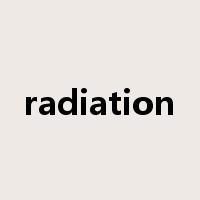 radiation是什么意思