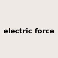 electric force是什么意思