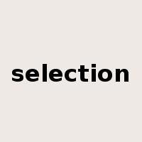 selection